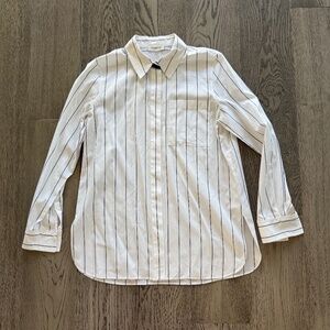 Lafayette 148 New York Stripped Button Down